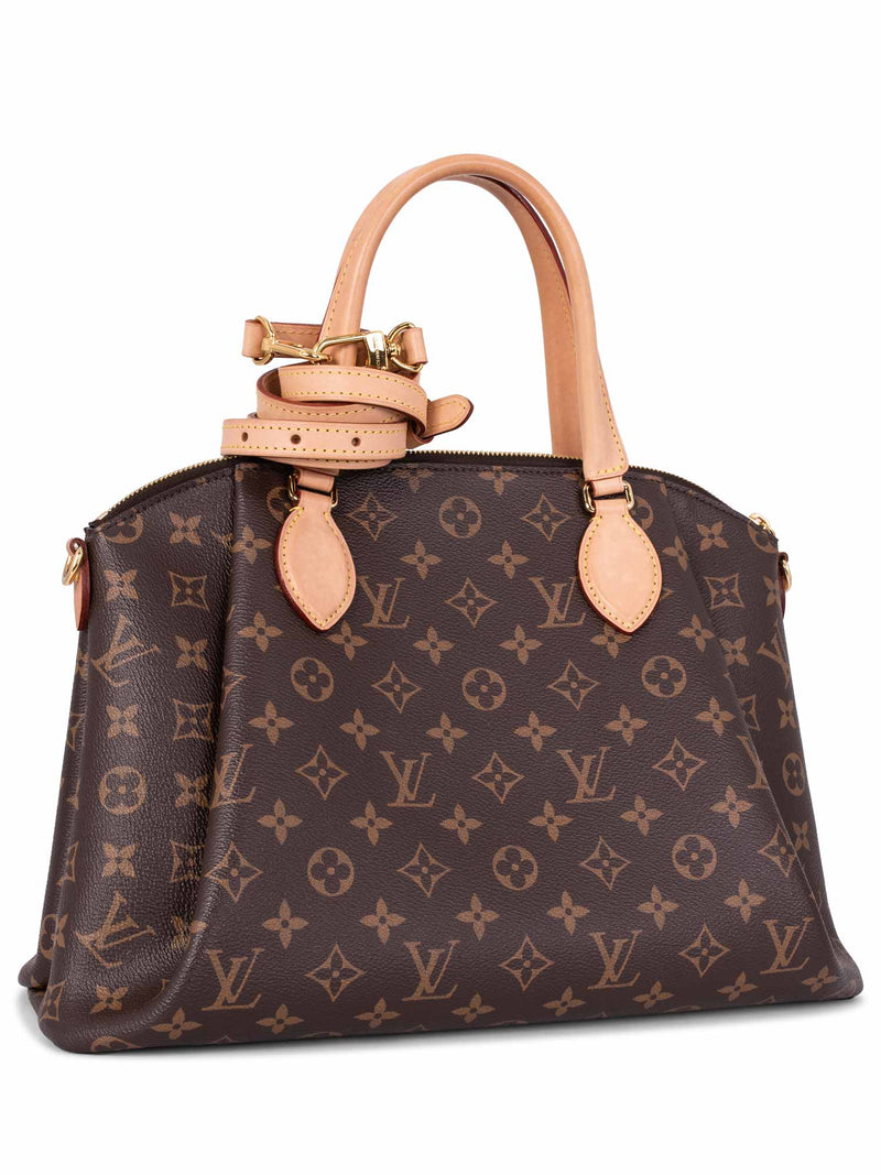 Louis Vuitton Damier Ebene Rivoli MM Brown Ladies Tote Handbag - Chronostore