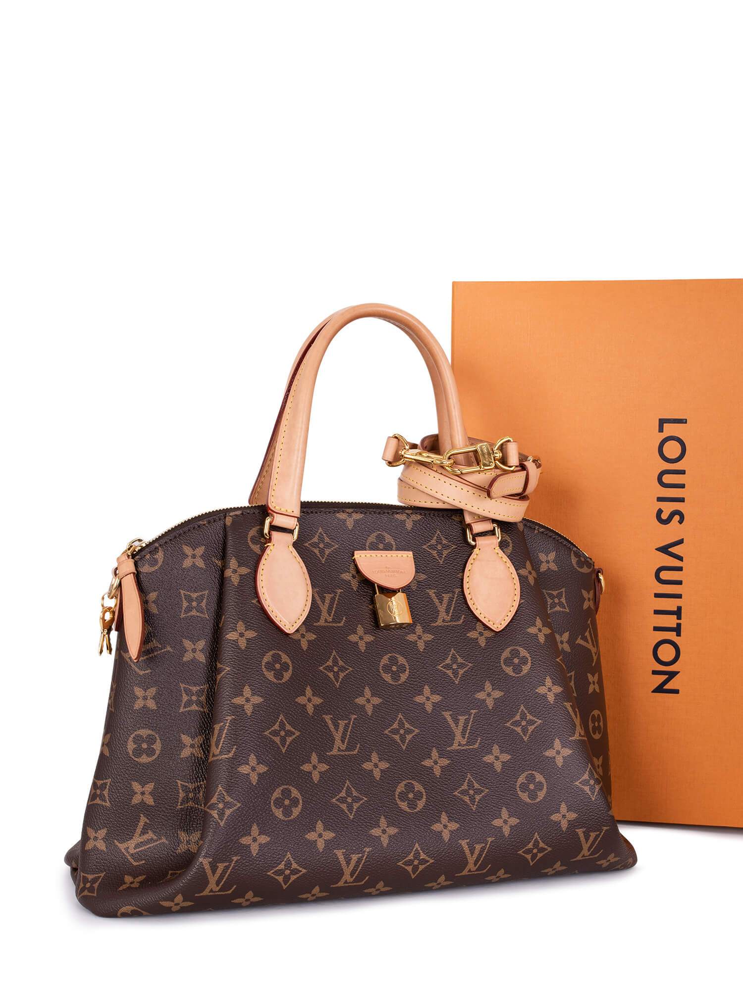 Louis Vuitton Monogram Rivoli MM Bag Brown-designer resale