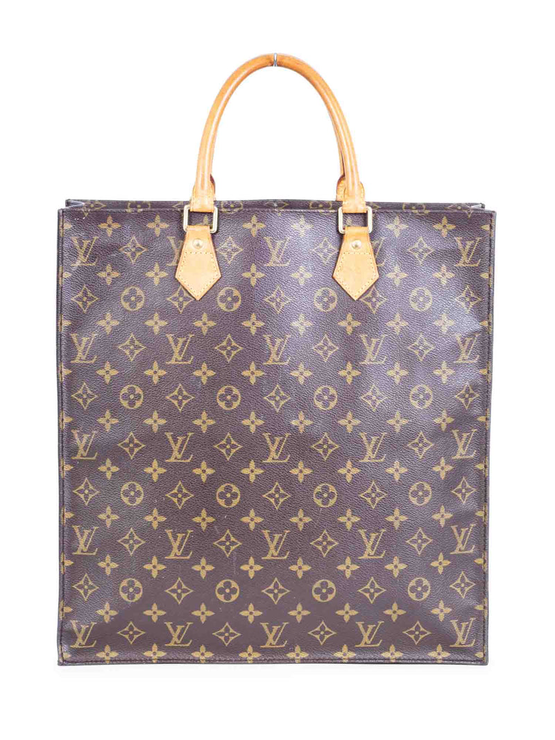 Louis Vuitton Monogram Sac Plat Bag-designer resale