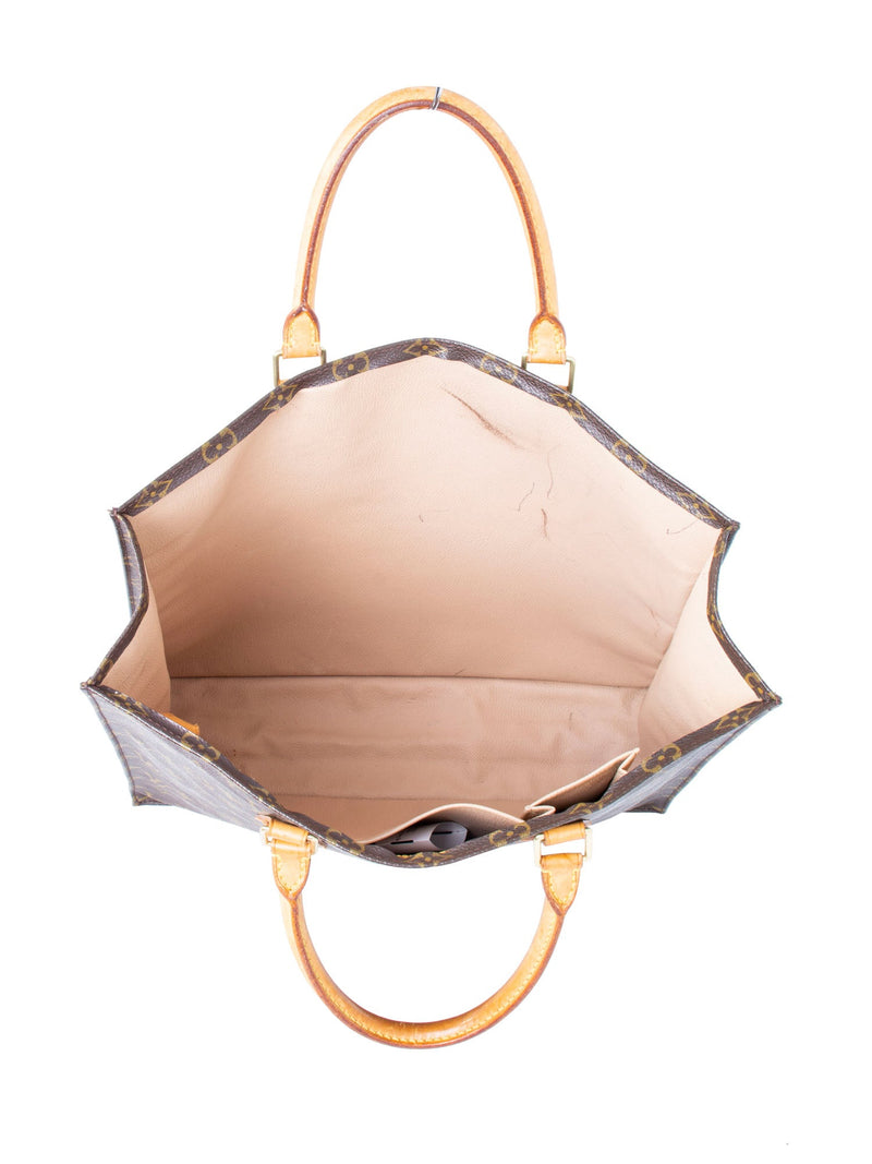 Louis Vuitton Monogram Sac Plat Bag-designer resale