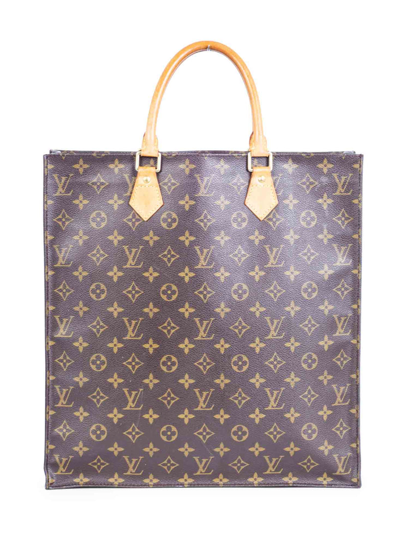 Louis Vuitton Monogram Sac Plat Bag-designer resale