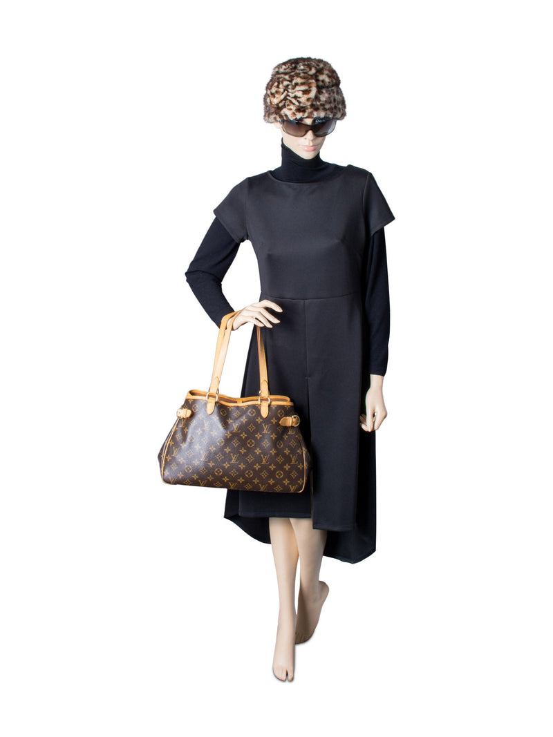 Louis Vuitton Monogram Shopper Bag Brown-designer resale