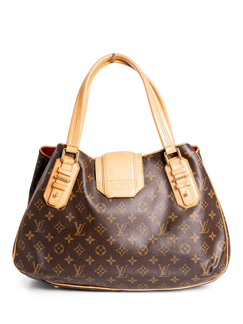 Louis Vuitton Monogram Shopper Bag Brown-designer resale