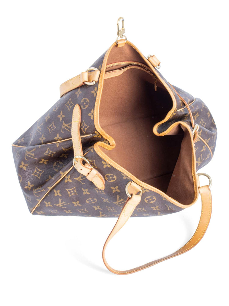 Louis Vuitton Monogram Shopper Bag Brown-designer resale
