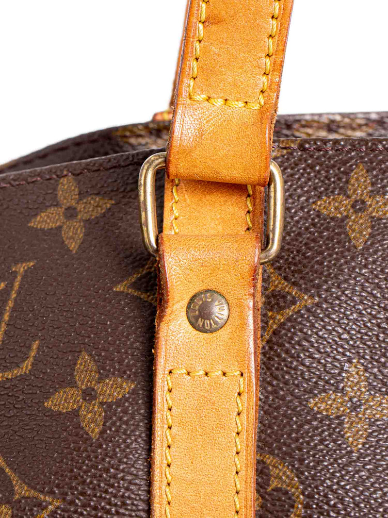 Louis Vuitton Monogram Shopper Bag Brown-designer resale