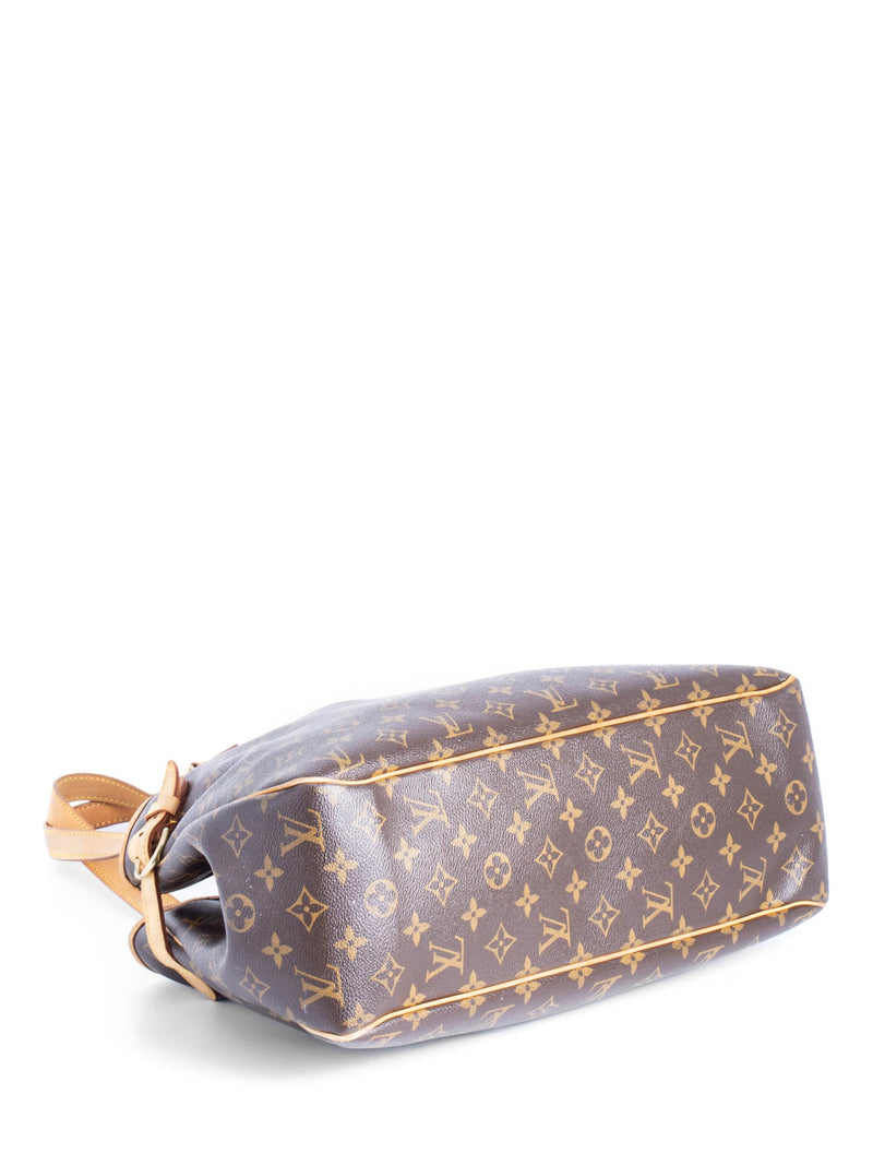 Louis Vuitton Monogram Shopper Bag Brown