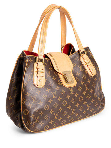Louis Vuitton Monogram Shopper Bag Brown-designer resale