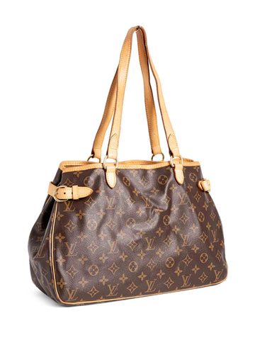 Louis Vuitton Monogram Shopper Bag Brown-designer resale