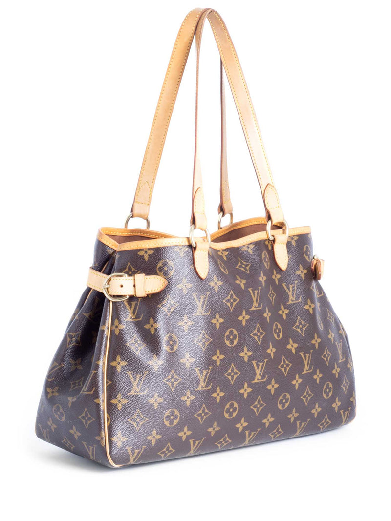 Louis Vuitton Monogram Batignolles Horizontal Shopper Bag Brown