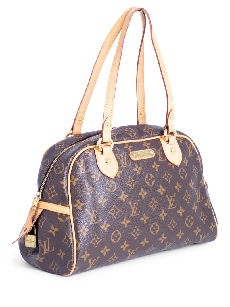 Louis Vuitton Monogram Shoulder Bag Brown-designer resale