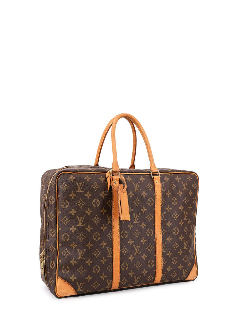 LOUIS VUITTON Sirius 45 Monogram Canvas Suitcase Travel Bag Brown