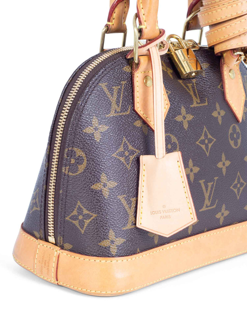 Louis Vuitton Alma Damier Ebene Shoulder Bag BB Brown. 100% Authentic