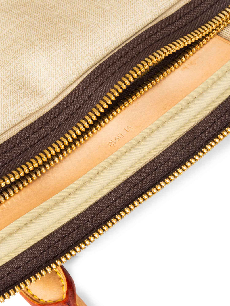 Louis Vuitton Monogram Soft Double Luggage Travel Bag Brown-designer resale