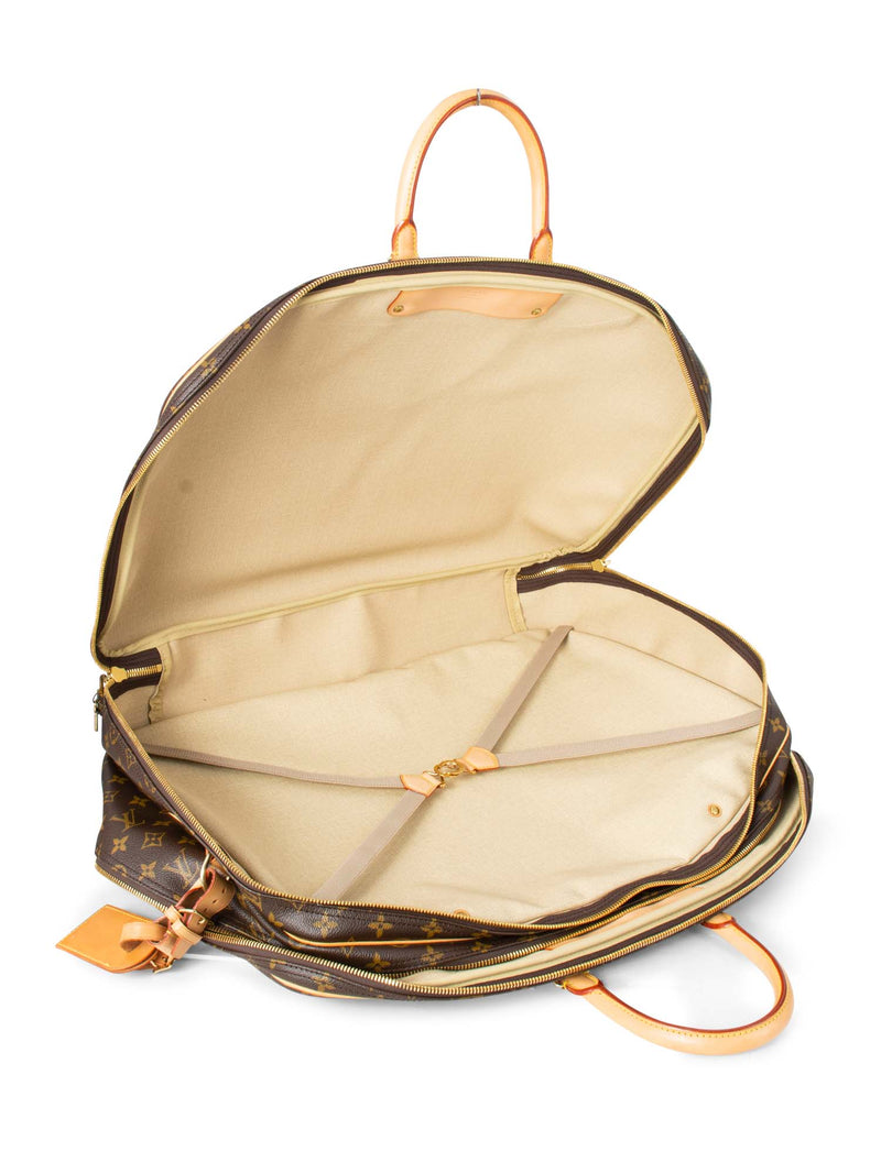 Louis Vuitton Monogram Soft Double Luggage Travel Bag Brown-designer resale