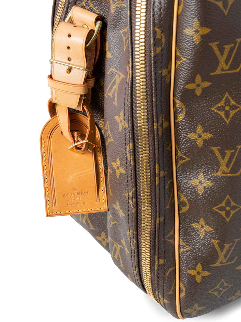 Louis Vuitton Monogram Soft Double Luggage Travel Bag Brown-designer resale