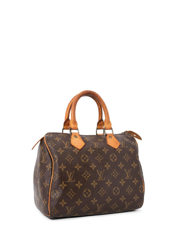 Louis Vuitton Monogram Speedy Bag 25 Brown-designer resale