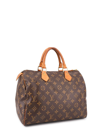 Louis Vuitton Monogram Speedy Bag 30 Brown-designer resale