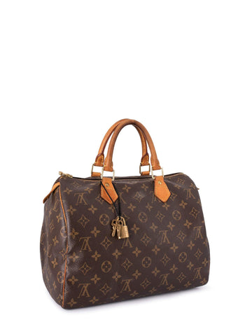 Louis Vuitton Monogram Speedy Bag 30 Brown-designer resale