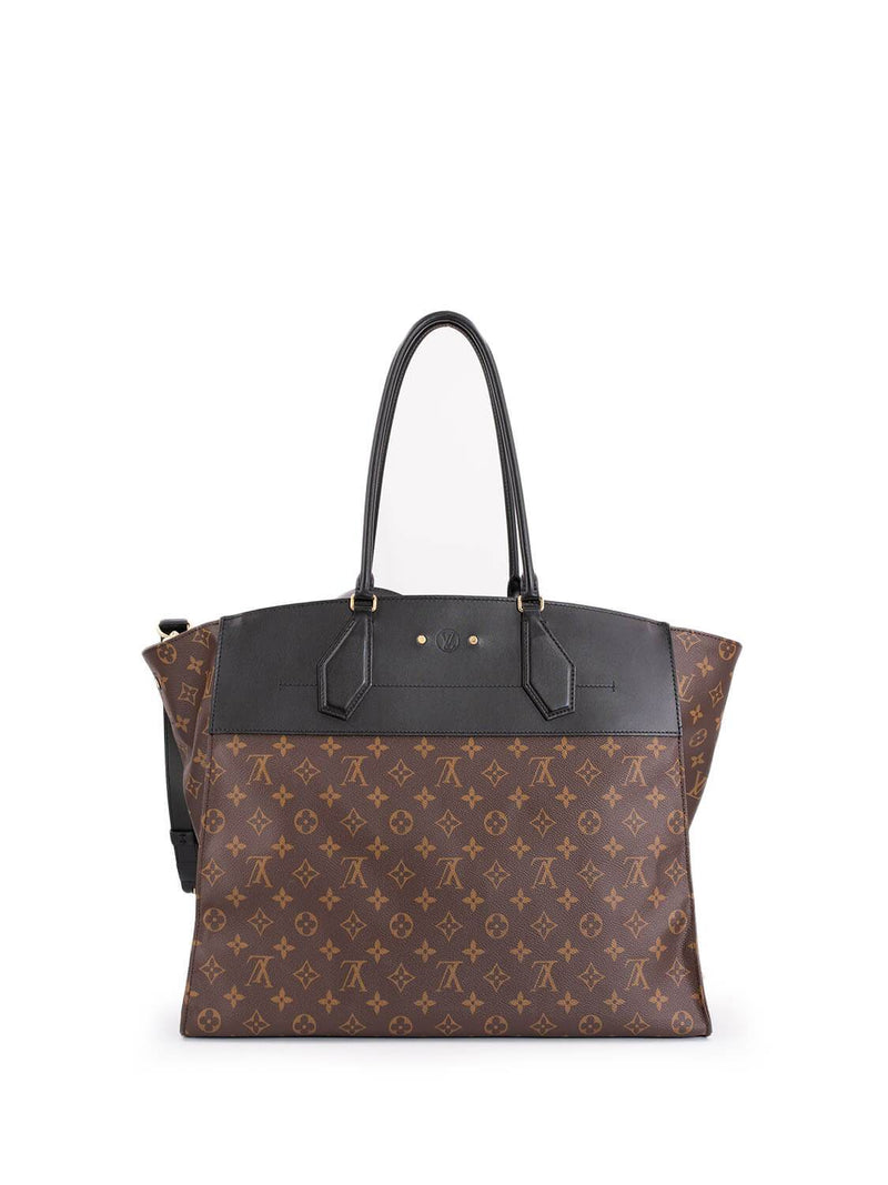 Louis Vuitton City Steamer XXL Leather Shoulder Bag Brown