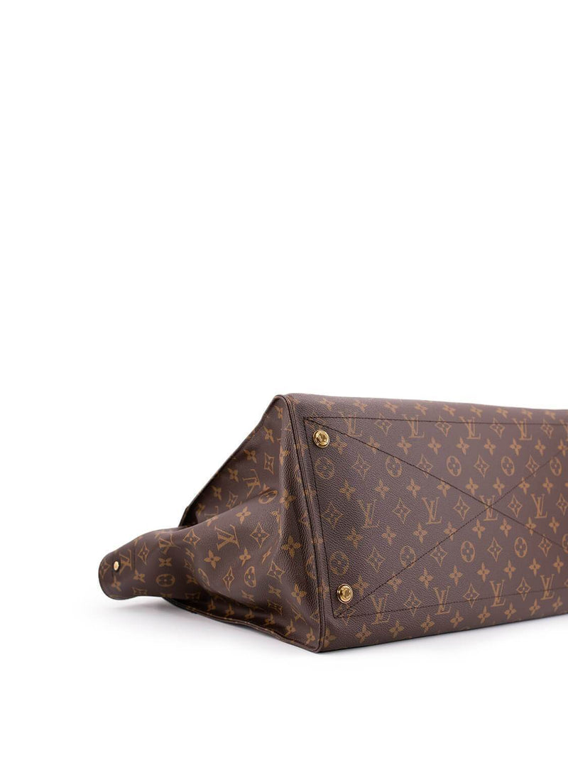 Louis Vuitton Monogram Steamer XXL Bag Brown Black-designer resale