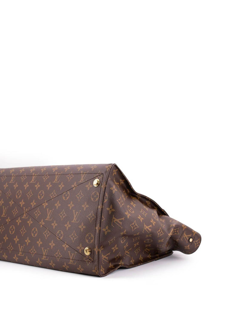 Louis Vuitton Monogram Steamer XXL Bag Brown Black-designer resale
