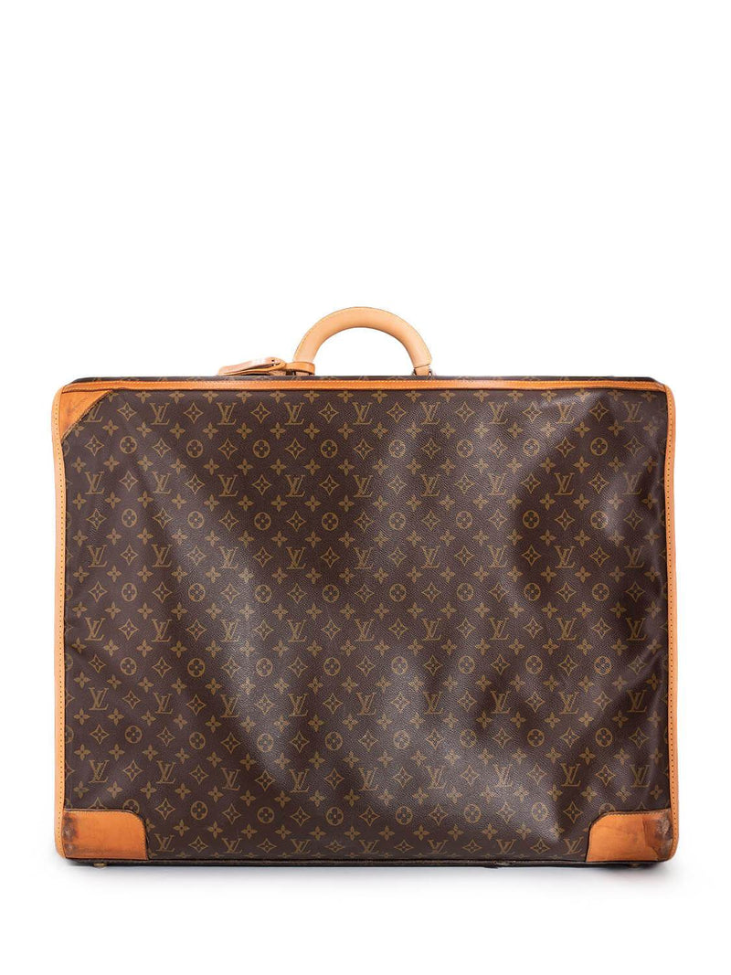 Louis Vuitton Monogram Suitcase Trunk 75 Brown-designer resale