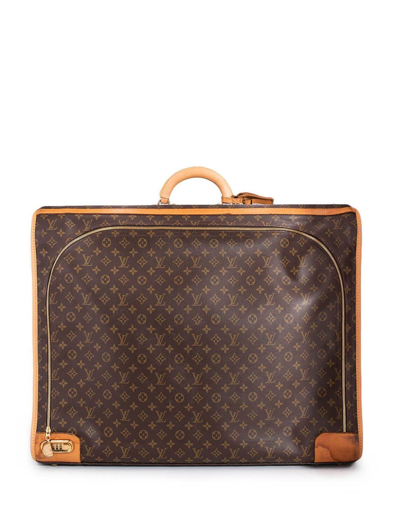 Louis Vuitton Monogram Suitcase Trunk 75 Brown-designer resale