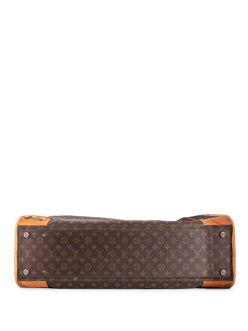 Louis Vuitton Monogram Suitcase Trunk 75 Brown-designer resale