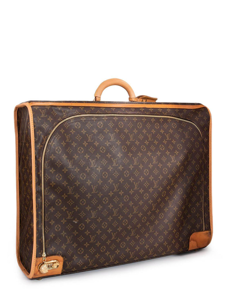 Louis Vuitton Monogram Suitcase Trunk 75 Brown-designer resale