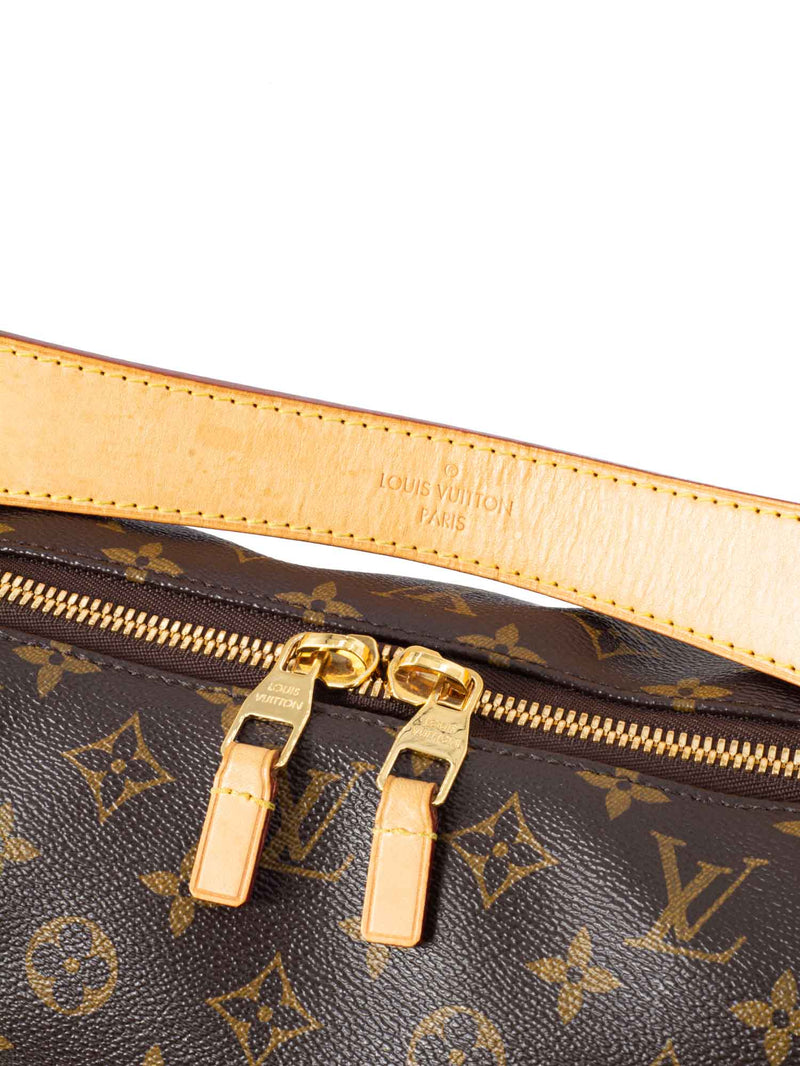 Louis Vuitton Monogram Sully PM Hobo Bag Brown-designer resale