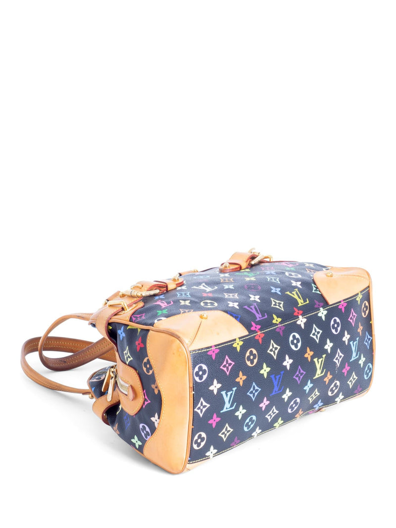Louis Vuitton Monogram Takashi Murakami Claudia Bag Black-designer resale