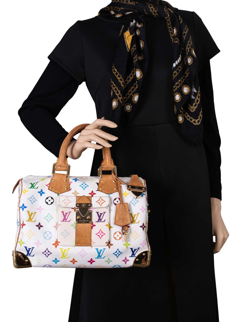 Louis Vuitton Monogram Takashi Murakami Speedy Bag 30 Multicolor-designer resale