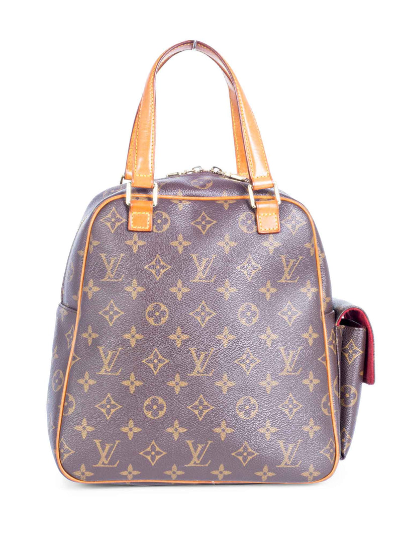 Louis Vuitton Monogram Top Handle Bag Brown-designer resale