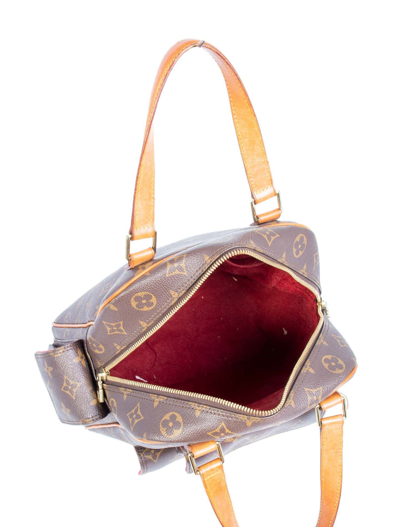 Louis Vuitton Monogram Top Handle Bag Brown-designer resale