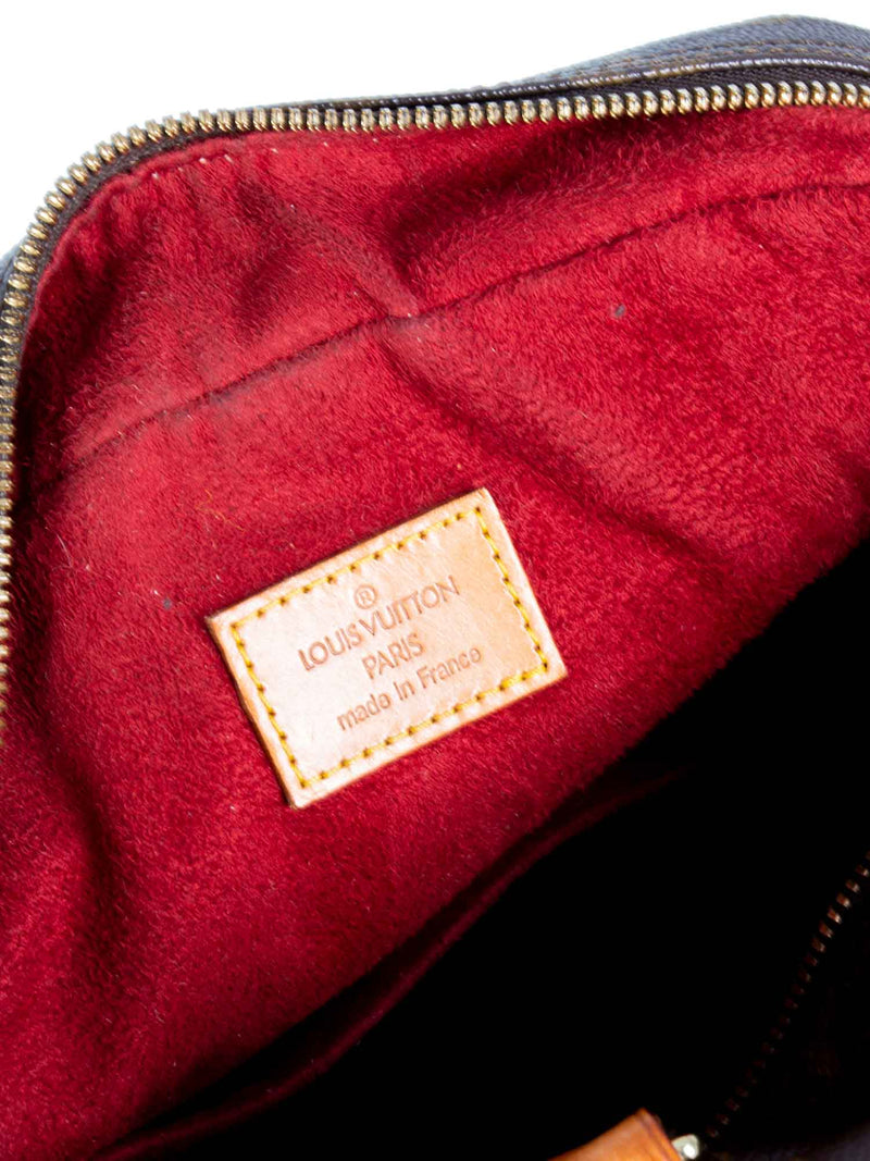 Louis Vuitton Monogram Top Handle Bag Brown-designer resale