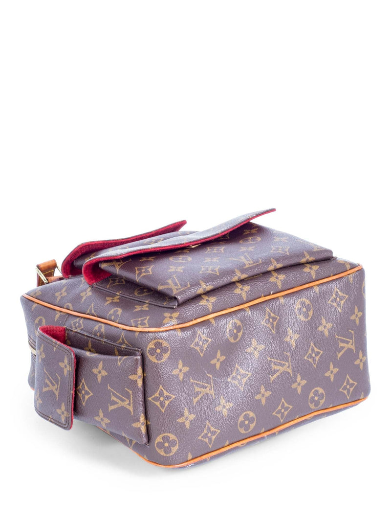 Louis Vuitton Monogram Top Handle Bag Brown-designer resale