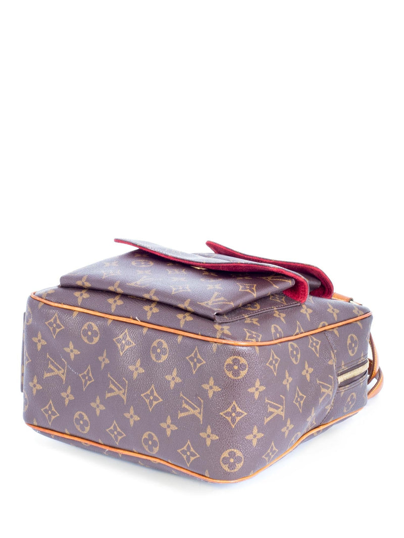 Louis Vuitton Monogram Top Handle Bag Brown-designer resale