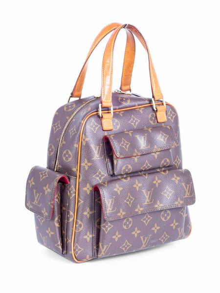 Louis Vuitton Monogram Top Handle Bag Brown