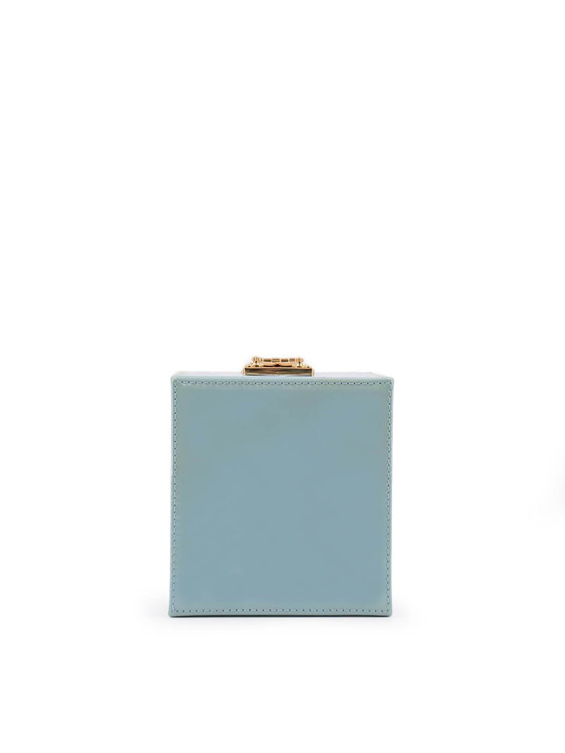 Louis Vuitton Baby Blue Monogram Vernis Bleecker Box Bag - Yoogi's