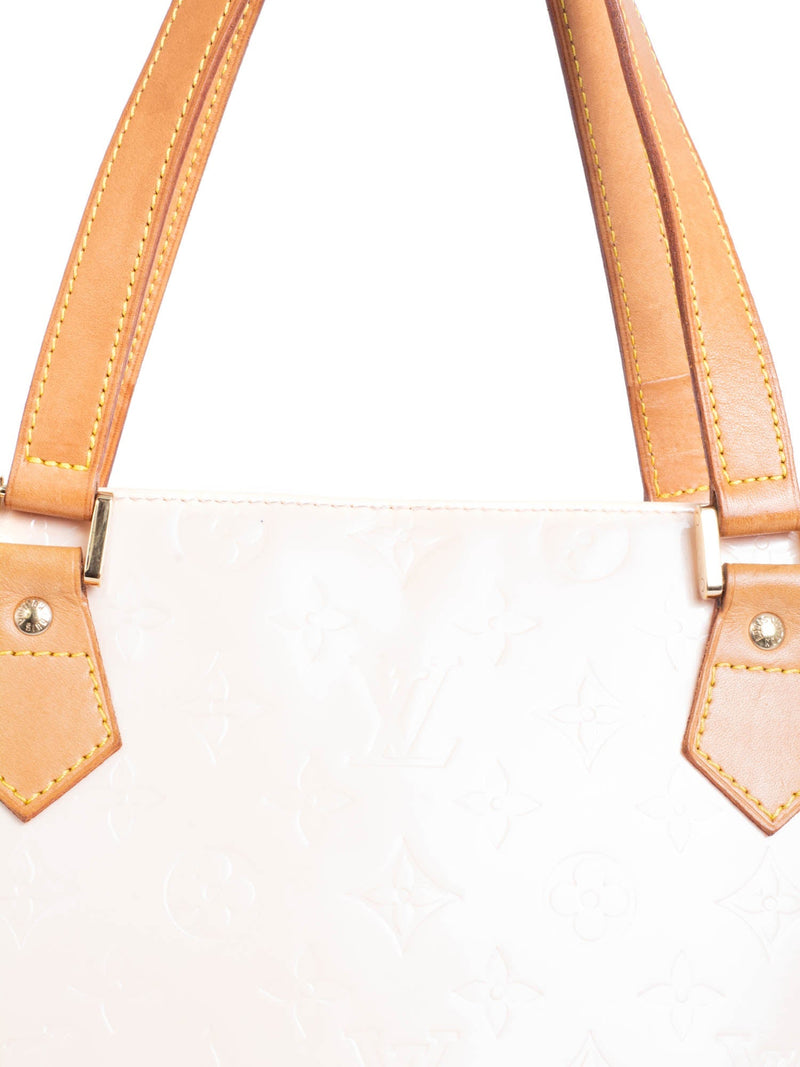 Louis Vuitton Monogram Vernis Houston Bag Cream-designer resale