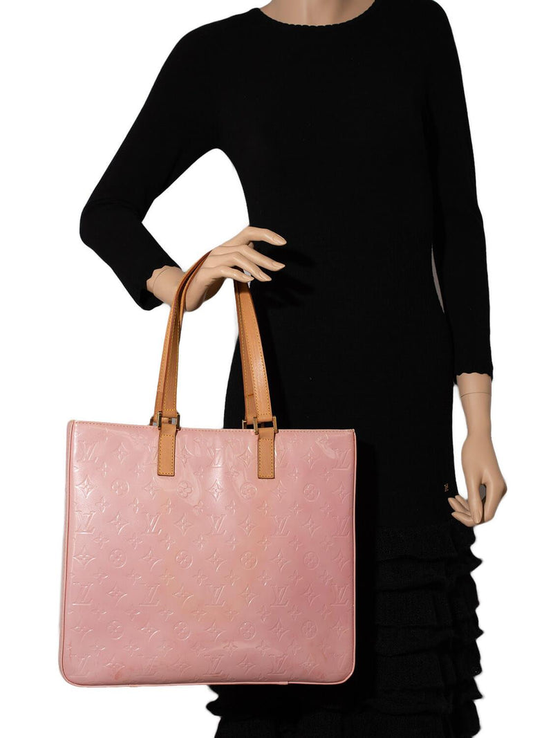 Louis Vuitton Monogram Vernis Luca Bag Pink-designer resale