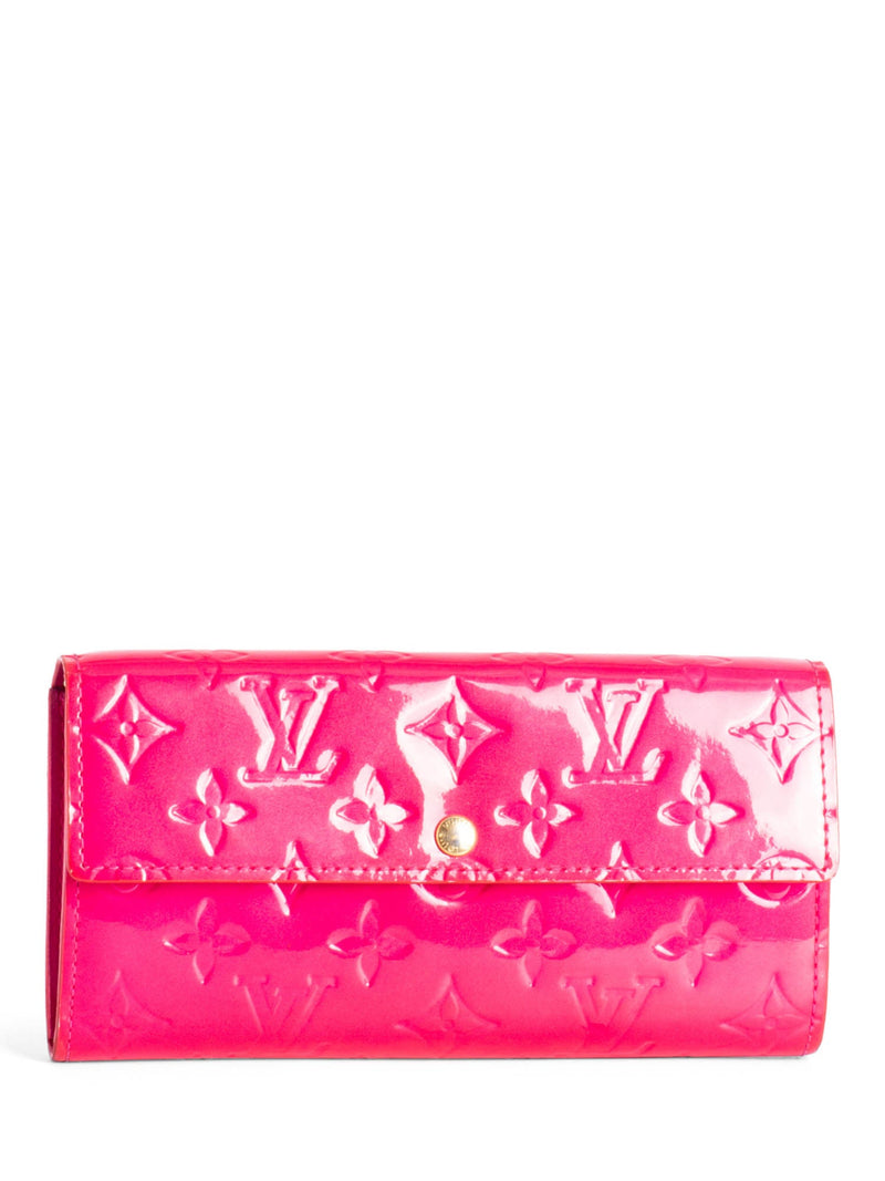 Louis Vuitton Vet Tonic Monogram Vernis Sarah Wallet For Sale at 1stDibs