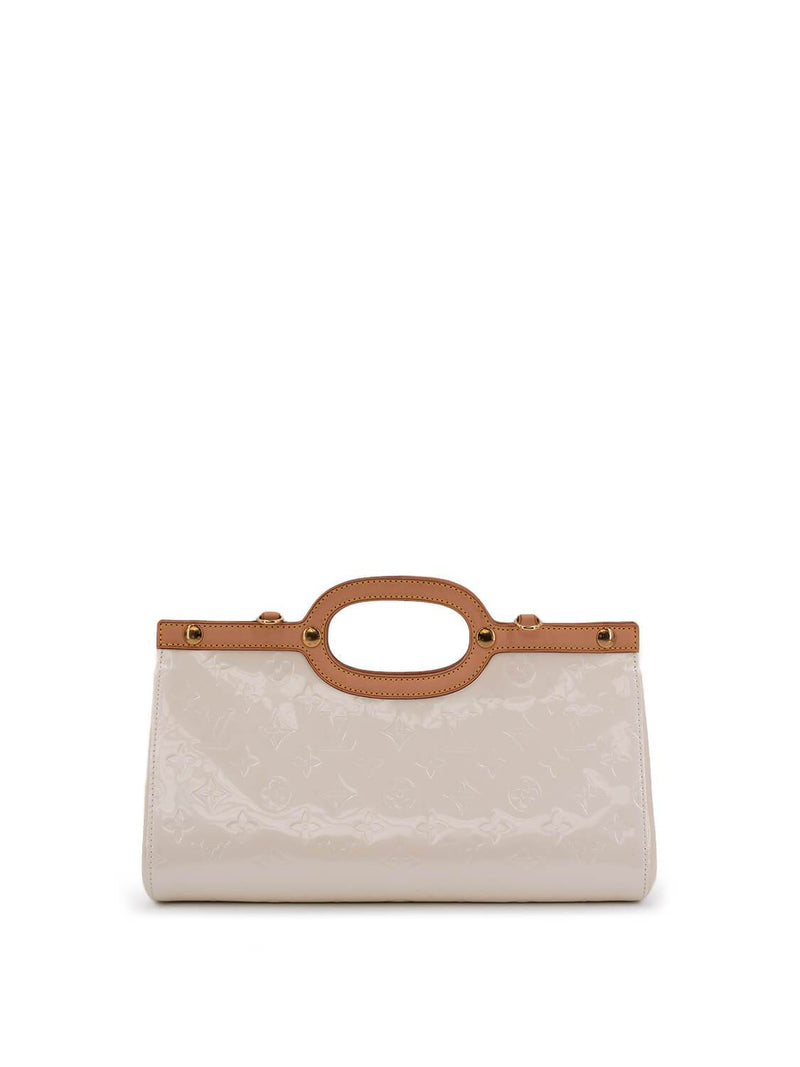 Louis Vuitton Monogram Vernis Roxbury Drive Bag Ivory-designer resale