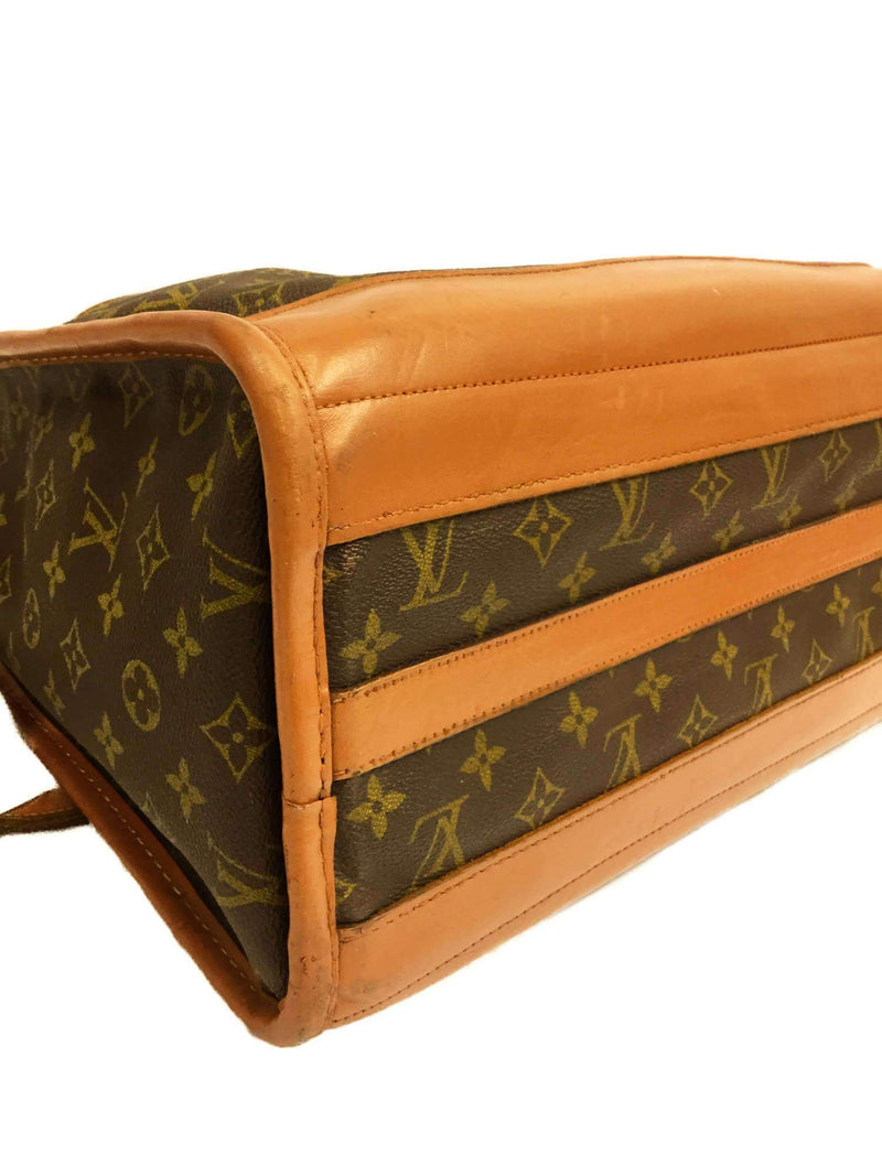 Louis Vuitton Monogram Vintage FC Keepall Travel Bag 40 Brown