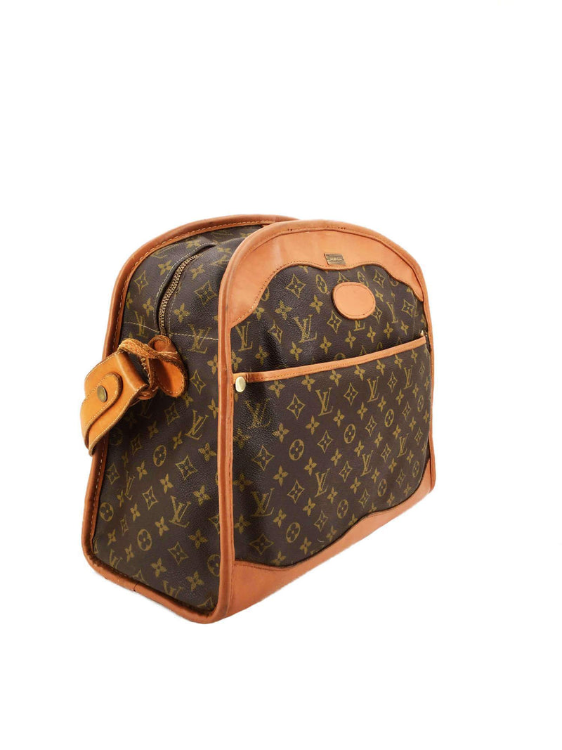 Louis Vuitton Monogram Vintage FC Keepall Travel Bag 40 Brown-designer resale