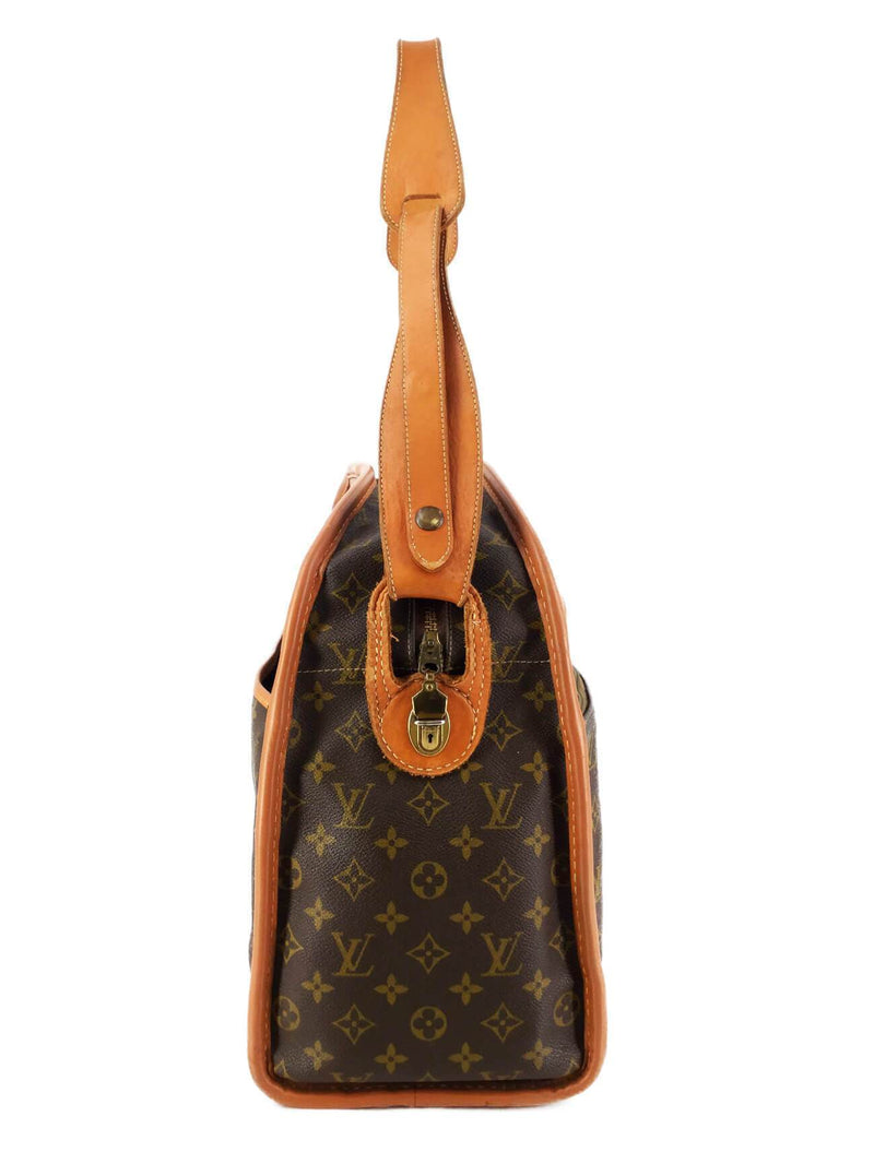 Louis Vuitton Monogram Vintage FC Keepall Travel Bag 40 Brown-designer resale