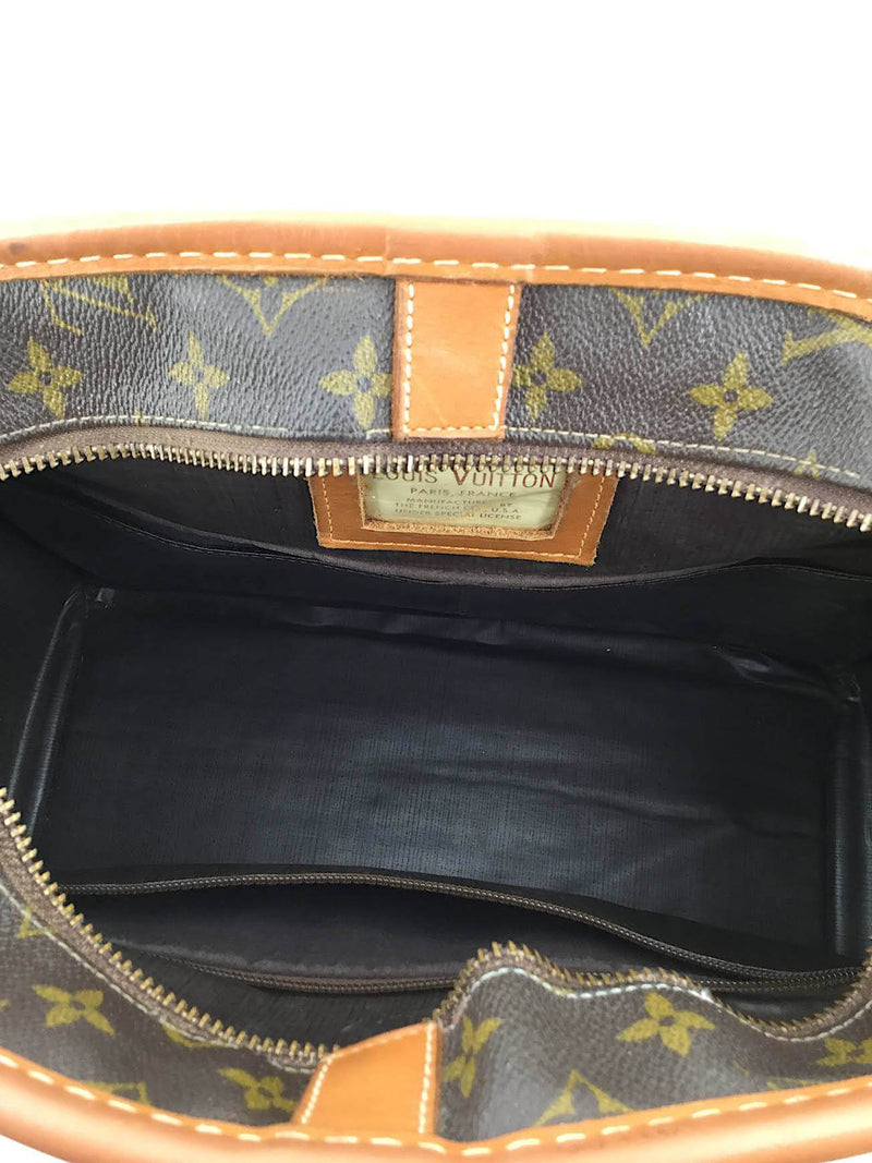 Louis Vuitton Monogram Vintage FC Keepall Travel Bag 40 Brown