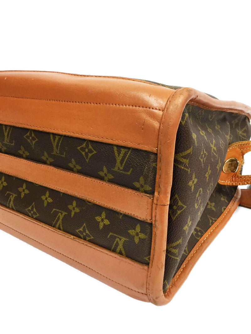 Louis Vuitton Monogram Vintage FC Keepall Travel Bag 40 Brown