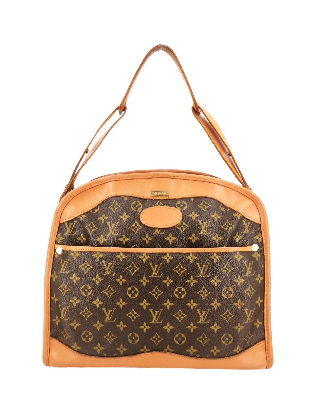 Louis Vuitton Monogram Vintage FC Keepall Travel Bag 40 Brown-designer resale