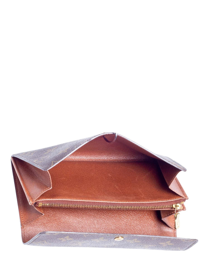 Louis Vuitton Monogram Vintage Sarah Wallet Brown-designer resale